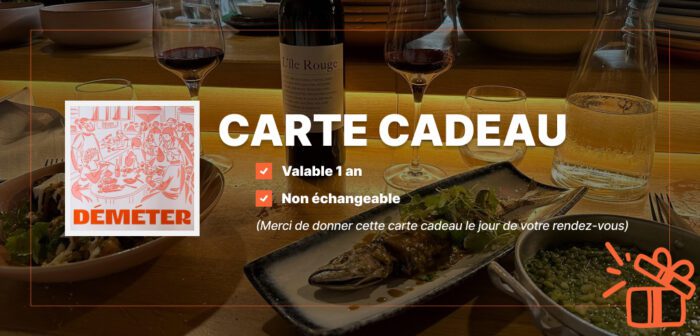 Demeter Meilleur Restaurant Bordeaux Centre Carte Cadeau